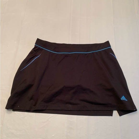 Adidas womans sports skort blue and  black size MED - Picture 5 of 11